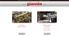 Desktop Screenshot of gianola.it